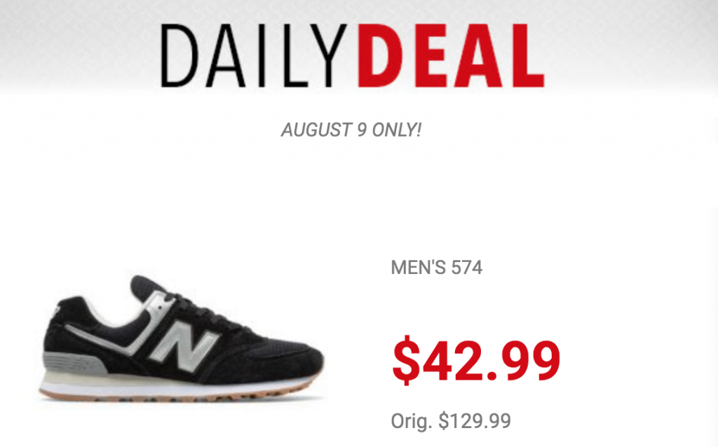 Men’s New Balance 574 Classic Sneaker Just $42.99 Today Only! (Reg. $129.99)