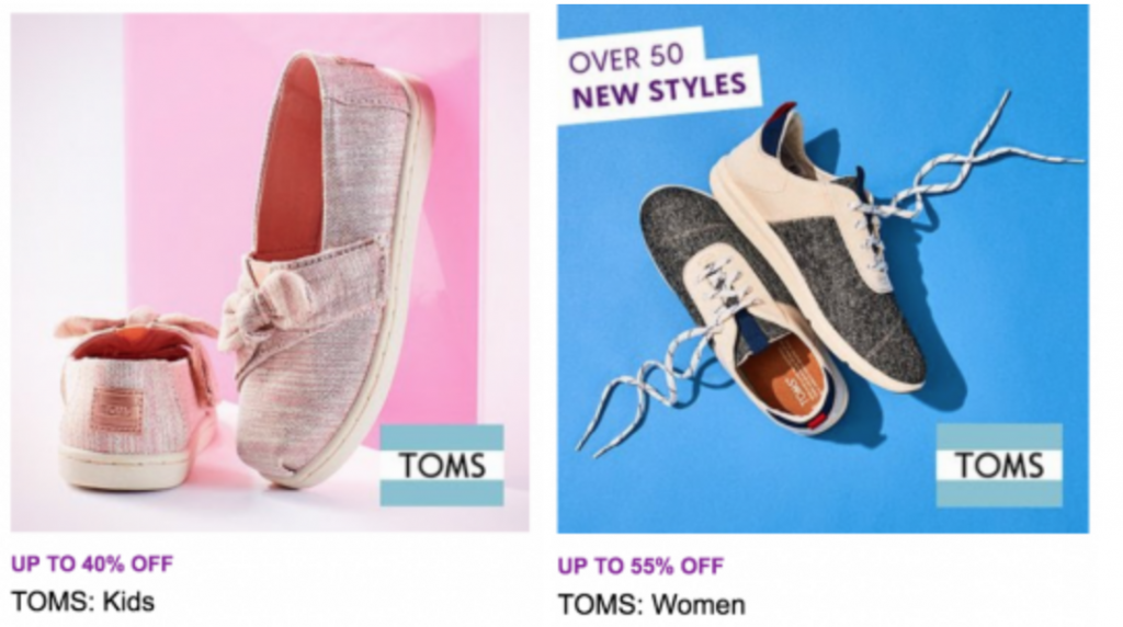Zulily: TOMS For Women & Kids Up to 55% Off!