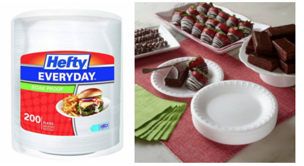 Hefty Medium Round Foam Disposable Plates – 200 Count Just $5.65 Shipped!