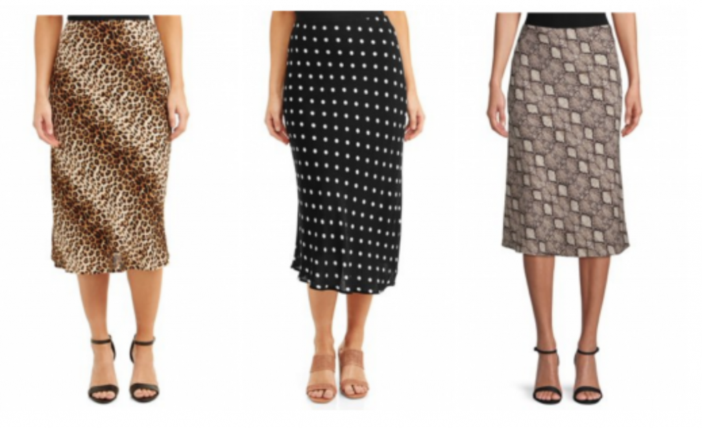 Love Sadie  Women’s Printed Midi Slip Skirt Just $13.99! (Reg. $19.98)
