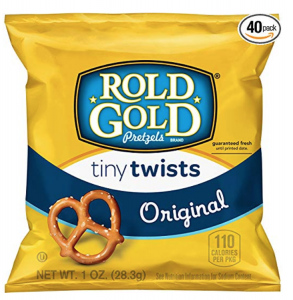 Rold Gold Tiny Twists Pretzels, 1 Ounce (Pack of 40) $10.66 Shipped!