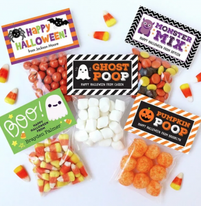 Halloween Labels & Bags Set of 24 Just $7.99!