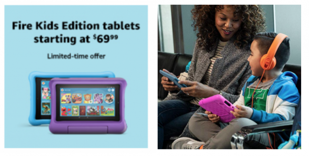 All-New Fire 7 Kids Edition Tablet, 7″ Display, 16 GB Kid Proof Case $69.99! (Reg. $99.99)