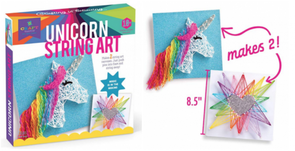 Craft-tastic –String Art Kit Unicorn Edition Just $16.04! (Reg. $25.11)
