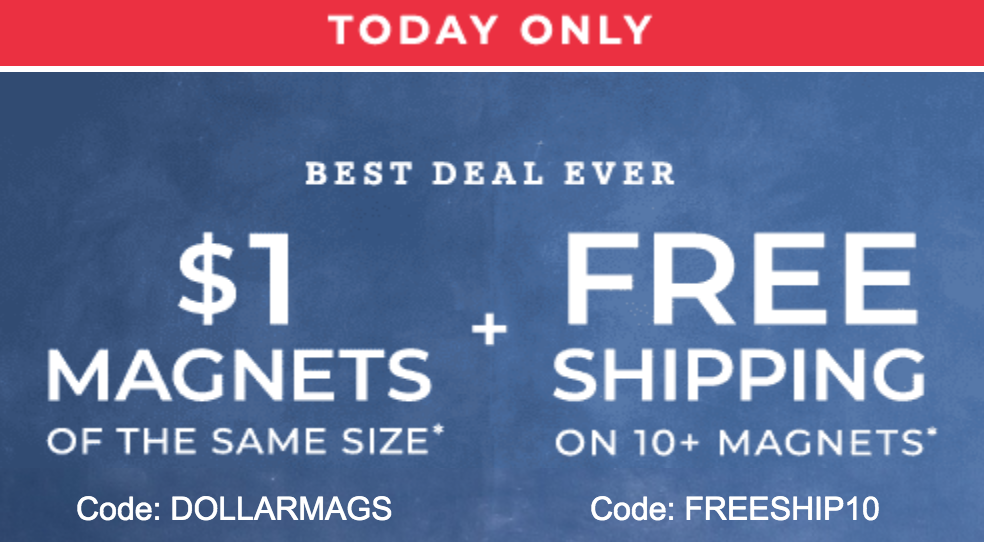 Shutterfly: $1.00 Photo Magnets Plus FREE Shipping When You Buy 10 Or More! Today Only!