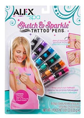 ALEX Spa Sketch and Sparkle Tattoo Pens Only $6.35!