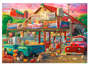Buffalo Games – Americana Collection – Country Store – 500 Piece Jigsaw Puzzle