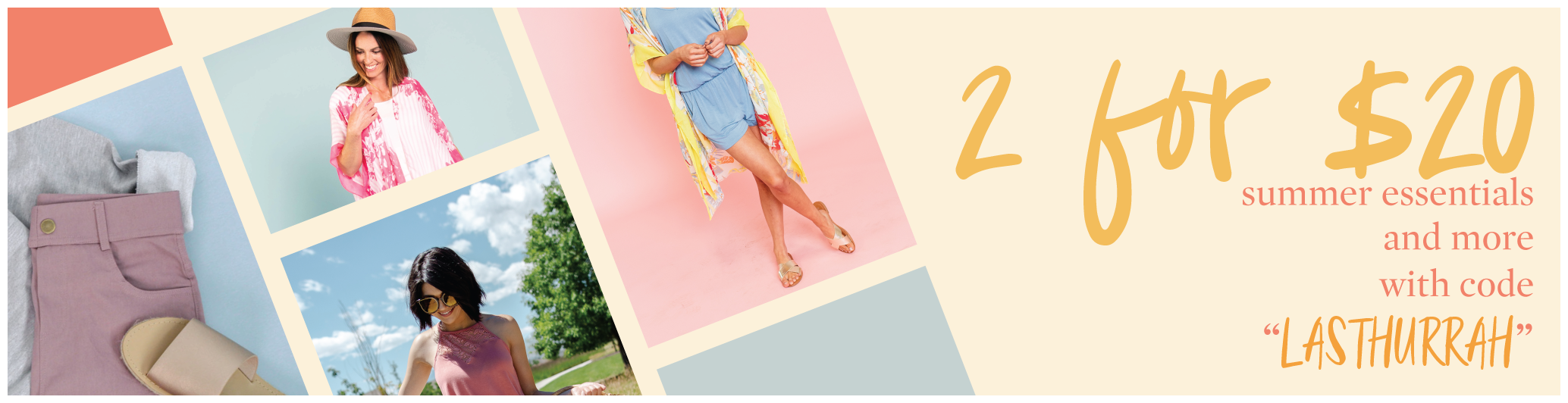 Cents of Style – 2 For Tuesday – Summer Essentials – 2 For $20! FREE SHIPPING!
