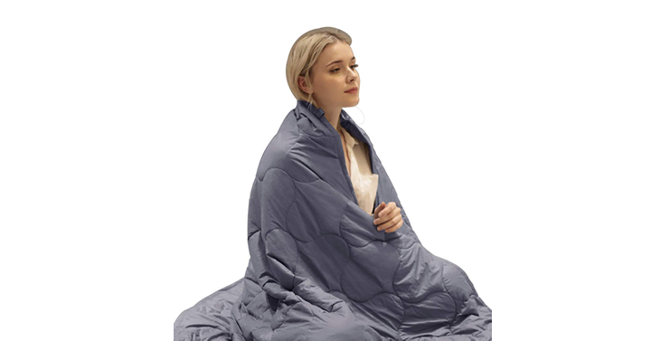 HOT DEAL! DREAMFLYLIFE Glass Bead Weighted Blanket – Additional 50% off! 60×80 Just $29.45! 48×72 Just $24.95!