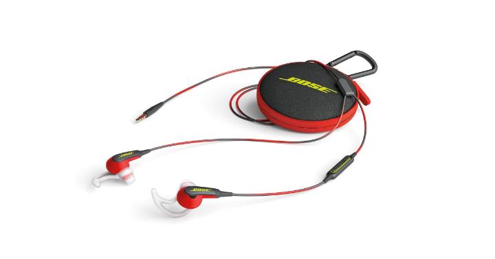 Bose SoundSport In-Ear Headphones (Power Red) – Only $39!