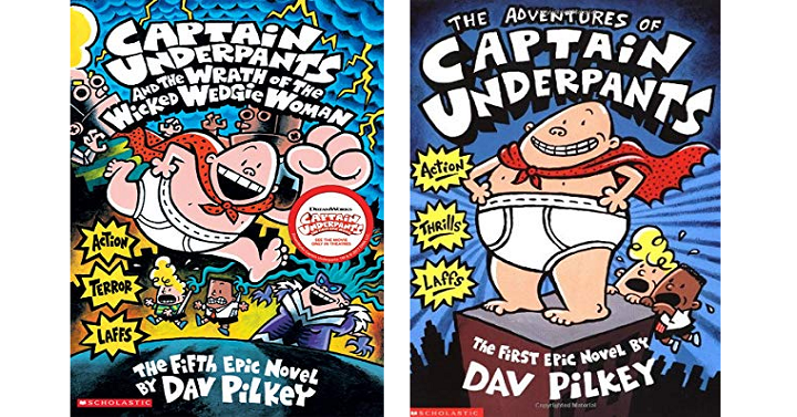 Captain Underpants Paperback Books Starting at $2.31!