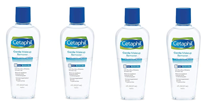 Cetaphil Gentle Waterproof Makeup Remover, 6.0 Fluid Ounce Only $3.99 Shipped! #1 Best Seller!