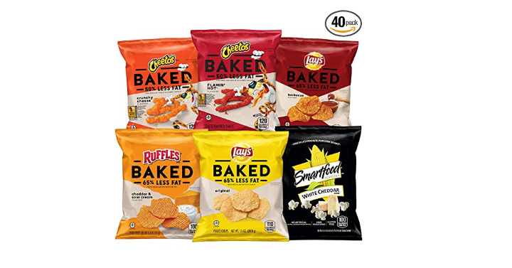 Frito-Lay Baked & Popped Mix Variety Pack, 40 Count Only $10.52 Shipped!