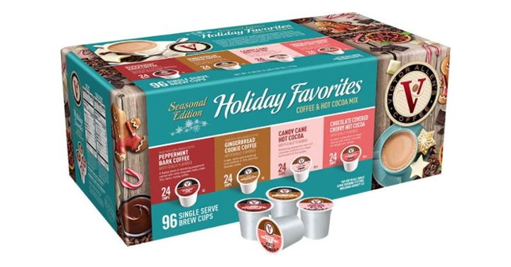 Victor Allen 96-Ct. Seasonal Edition Holiday Favorites Variety Pack Coffee Pods – Just $14.99!