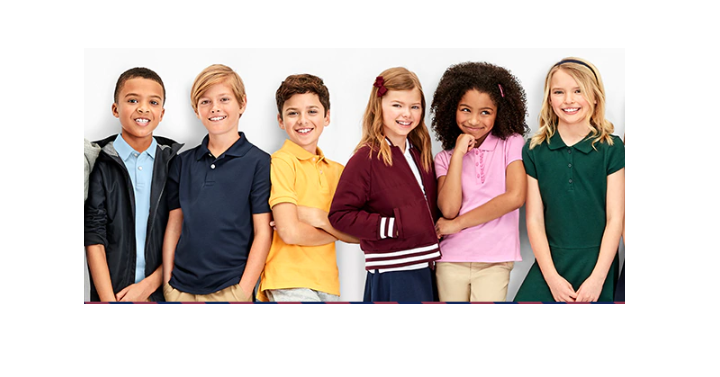 Boys & Girls Back to School Clothes 60% off! Polo’s $5, Uniform Bottoms $5.98 and More! FREE Shipping!