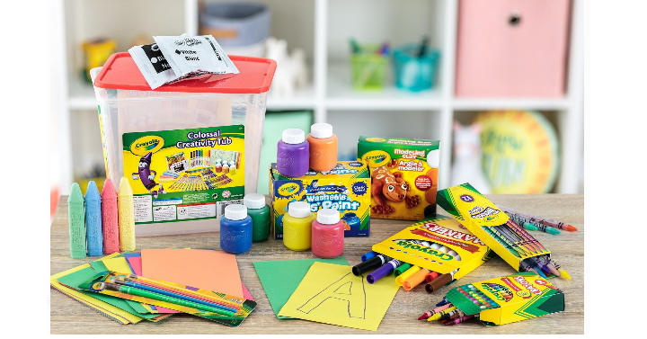 Crayola Colossal Creativity Tub (90 Pieces) Only $14.70!