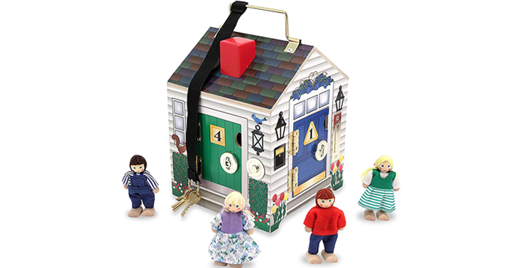 Melissa & Doug Take-Along Wooden Doorbell Dollhouse – Just $15.99! Was $29.99!