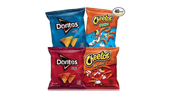 Frito-Lay Doritos & Cheetos Mix Variety Pack, 40 Count – Only $10.23!
