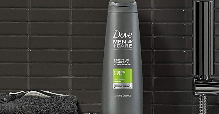 Dove Men+Care 2 in 1 Shampoo and Conditioner, 4 count – Only $7.21!