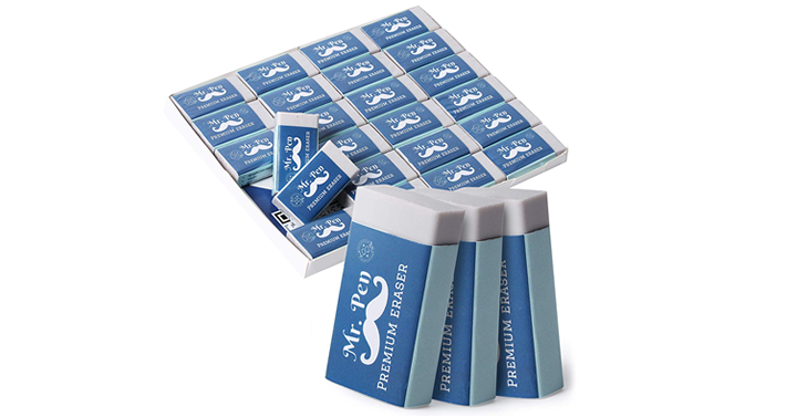 Mr. Pen Erasers, Pack of 24, Premium White Erasers – Just $6.95!
