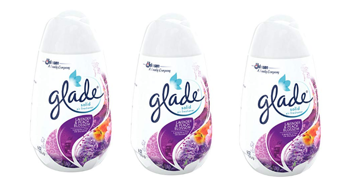 Glade Solid Air Freshener, Lavender & Peach Blossom, 6 oz Only $0.69!