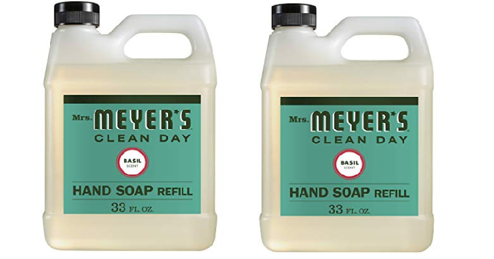 Mrs. Meyer’s – Liquid Hand Soap Refill, Basil – 33 Ounce Only $4.75 Shipped!