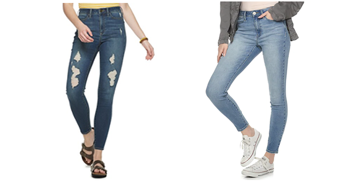 Kohl’s 30% Off! Earn Kohl’s Cash! Stack Codes! FREE Shipping! Juniors’ SO High-Rise Ultimate Jegging – Just $10.49!