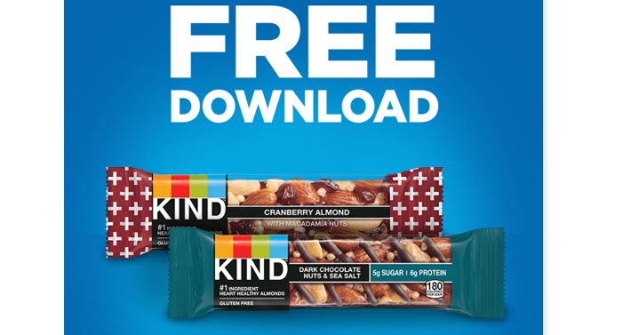 FREE Kind Bar! Download Coupon Today!