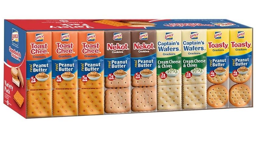 Lance Sandwich Crackers, Variety Pack, 36 Count – Only $8.13!