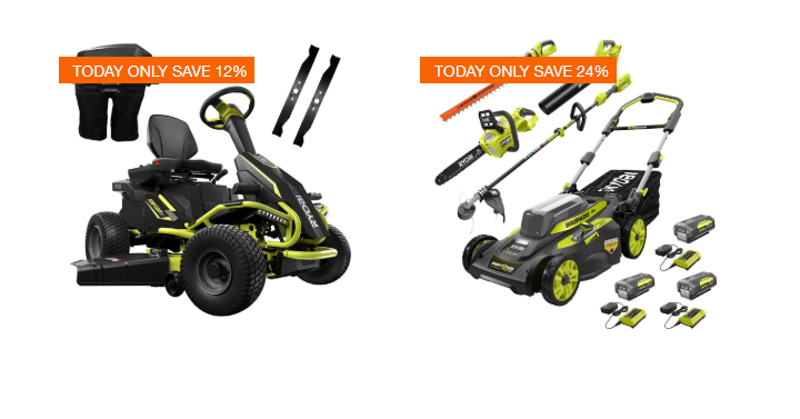 Home Depot: Save Up to 25% off Select Outdoor Power Equipment! Today Only!
