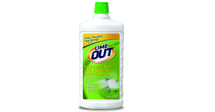 Lime OUT Heavy-Duty Rust, Lime & Calcium Stain Remover, 24 Fl. Oz. Bottle – Just $1.50!