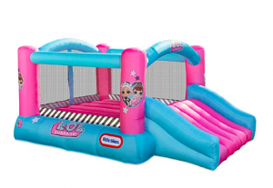 L.O.L. Surprise Jump ‘n Slide Inflatable Bounce House with Blower $130!