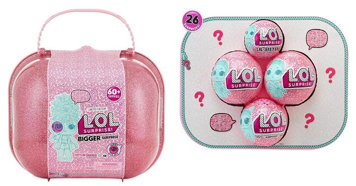 L.O.L. Bigger Surprise with 60+ Surprises! Only $55.99 Shipped!! (Reg. $70)