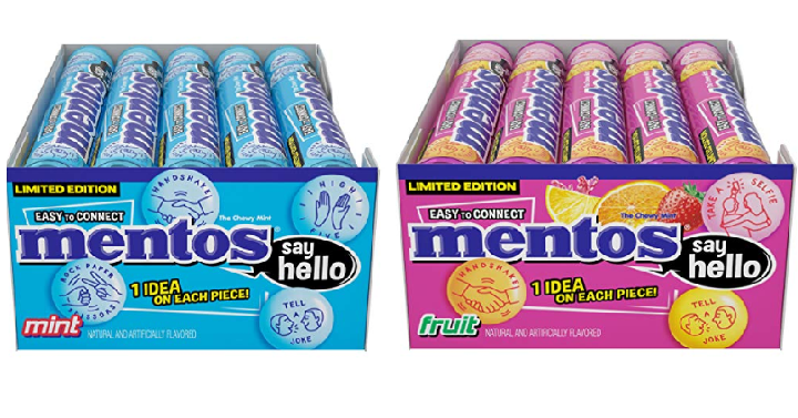 Mentos Chewy Mint OR Fruit Candy Roll 14 Pieces (Pack of 15) Start at Only $6.73 Each! That’s Only $0.44 Each!