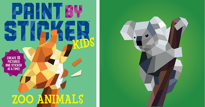Paint by Sticker Kids (Zoo Animals) Only $5.20!