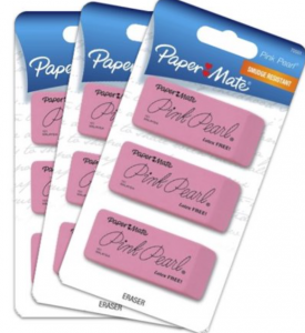 Pink Pearl 3-Count 3-Pack Just $4.17! Better Than Office Max!!!