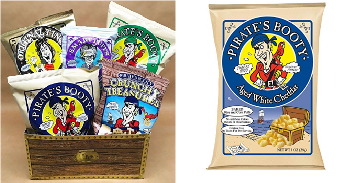 Pirate’s Booty Snack Puffs, Aged White Cheddar (Pack of 24) Only $9.99 Shipped!