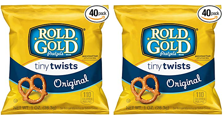 Rold Gold Tiny Twists Pretzels (40 Count) Only $10.66 Shipped!