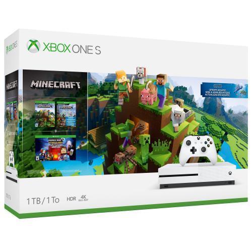 Xbox One S 1TB Minecraft Bundle Just $194.99!!