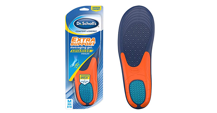 Dr. Scholl’s EXTRA SUPPORT Massaging Gel Advanced Insoles – Just $8.97!