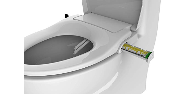 Bio Bidet Slim Zero-Non Electric Bidet Seat for Elongated Toilet Only $63.94 Shipped! Great Reviews!