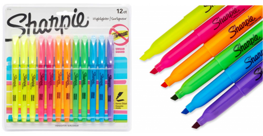 Sharpie Pocket Style Highlighers 12-Count Just $4.97!