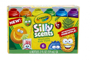 Crayola Silly Scents, Washable Kids Paint, Scented Paint, 6Count $2.97