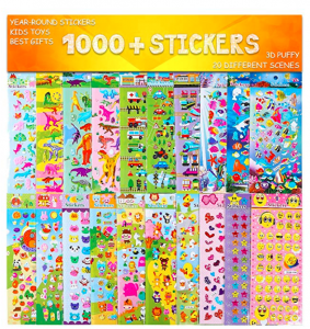 Stickers 1000 + and 20 Different Scenes $7.97