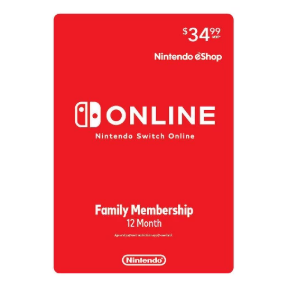 Target: Nintendo Switch Online Family Membership (12 Month) Only $27.99!