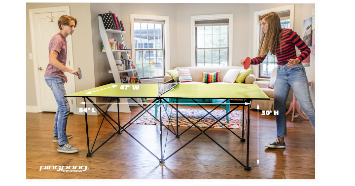 Ping-Pong 7′ Instant Play Pop-Up Compact Table Tennis Table Only $92 Shipped! (Reg. $165)