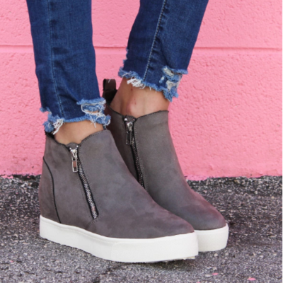 High Top Wedge Sneaker | 7 Colors Only $29.99! (Reg. $65)