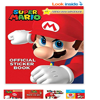 Super Mario Official Sticker Book Only $6.99! (Reg. $12.99)