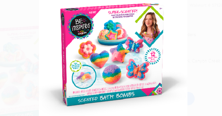 Cra-Z-Art Be Inspired Scented Bath Bombs Only $4.97!! (Reg. $10)