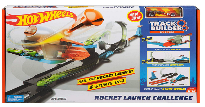 Hot Wheels Track Builder Rocket Launch Challenge Playset Only $12.99! (Reg. $26.99)
